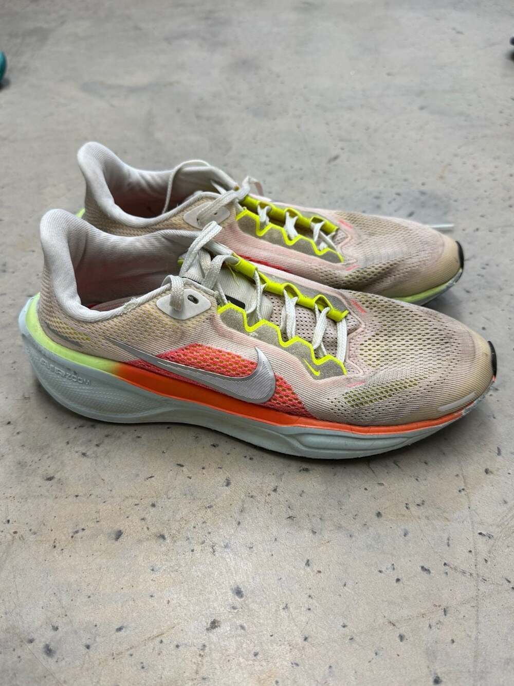 Nike Pegasus 41 Grade School Older Kids' Road Running Shoes Summit White Bright
